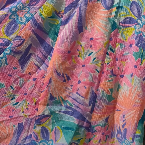 Lilly Pulitzer Fernanda Fit & Flare Dress It Was All A Dream SIZE 14 GIRLS - Picture 7 of 7